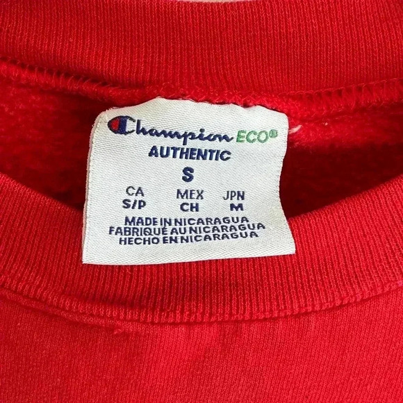 Champion UMD "Maryland" Red Pullover Sweatshirt, Size Small - Picture 11 of 16